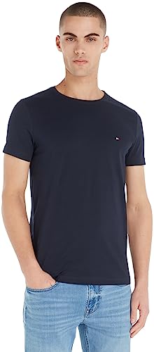 Tommy Hilfiger Herren S/S-T-Shirts, Desert Sky, XXL von Tommy Hilfiger