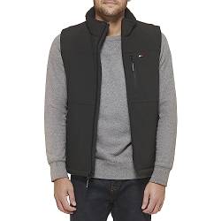 Tommy Hilfiger Herren Sherpa-Futter Weste, Schwarz, M von Tommy Hilfiger