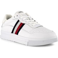 Tommy Hilfiger Herren Sneaker weiß Leder von Tommy Hilfiger