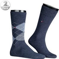 Tommy Hilfiger Herren Socken blau Baumwolle unifarben von Tommy Hilfiger