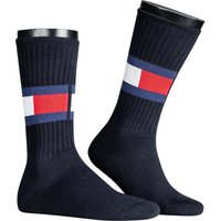 Tommy Hilfiger Herren Socken blau Baumwolle unifarben von Tommy Hilfiger