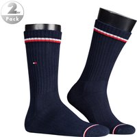 Tommy Hilfiger Herren Socken blau Baumwolle unifarben von Tommy Hilfiger