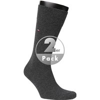 Tommy Hilfiger Herren Socken grau Baumwolle unifarben von Tommy Hilfiger