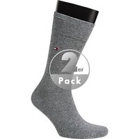 Tommy Hilfiger Herren Socken grau Baumwolle unifarben von Tommy Hilfiger