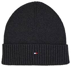 Tommy Hilfiger Herren Strickmütze Essential Wintermütze, Grau (Charcoal Gray), Onesize von Tommy Hilfiger