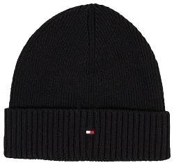 Tommy Hilfiger Herren Strickmütze Essential Wintermütze, Schwarz (Black), Onesize von Tommy Hilfiger