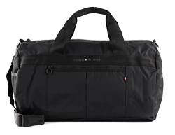 Tommy Hilfiger Herren TH Horizon Duffle AM0AM10267 Reisetaschen, Schwarz (Black) von Tommy Hilfiger