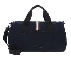 Tommy Hilfiger Herren TH Skyline Stripe Duffle AM0AM12089 Reisetaschen, Blau (Space Blue) von Tommy Hilfiger