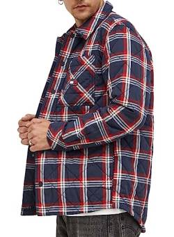 Tommy Hilfiger Herren TJM Padded Check Overshirt Hemd, Desert Sky Multi, M von Tommy Hilfiger