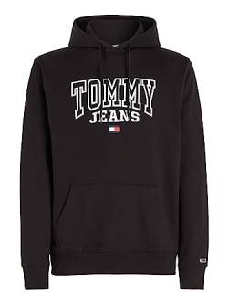 Tommy Hilfiger Herren TJM REG Entry Graphic Hoodie Sweatshirt, schwarzes, M von Tommy Hilfiger