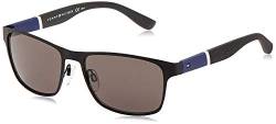 Tommy Hilfiger Herren Th 1283/S Nr Fo3 55 Sonnenbrille, Schwarz (Bluewhtgry/Brown Grey), EU von Tommy Hilfiger