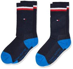 Tommy Hilfiger Herren Th Kids Iconic Sports 2p Socks, Midnight Blue, 39-42 EU von Tommy Hilfiger