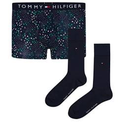 Tommy Hilfiger Herren Trunk & Sock Set Geschenkpakete, Desert Sky/Desert Sky, L von Tommy Hilfiger
