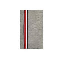 Tommy Hilfiger Herren Vertikaler globaler Streifen Schal, Medium Grey Heather Multi, Einheitsgröße von Tommy Hilfiger