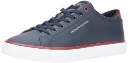 Tommy Hilfiger Herren Vulcanized Sneaker Schuhe, Blau (Desert Sky), 40 EU von Tommy Hilfiger