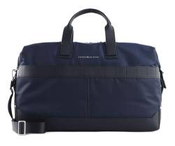 Tommy Hilfiger Herren Weekender Reisetasche TH Elevated Nylon Weekender Handgepäck, Blau (Space Blue), Einheitsgröße von Tommy Hilfiger