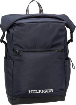 Tommy Hilfiger Hilfiger Rolltop Backpack  in Navy (12.5 Liter), Rolltop Rucksack von Tommy Hilfiger