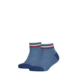 Tommy Hilfiger Iconic Kids' Sports Quarter (2 pack) Socks, jeans, 31/34 (2er Pack) von Tommy Hilfiger