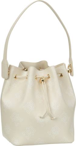 Tommy Hilfiger Iconic Tommy Bucket Mono PF23  in Beige (9.4 Liter), Bucket Bag von Tommy Hilfiger