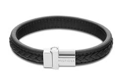 Tommy Hilfiger Jewelry Armband für Herren aus Leder Schwarz - 2790375 von Tommy Hilfiger