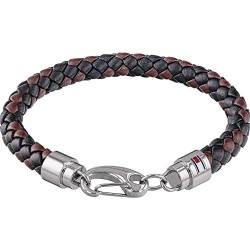 Tommy Hilfiger Jewelry Lederarmband für Herren Schwarz und Braun - 2790047 von Tommy Hilfiger