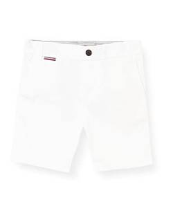 Tommy Hilfiger Jungen 1985 Chino Lässige Shorts, White, 74 cm von Tommy Hilfiger