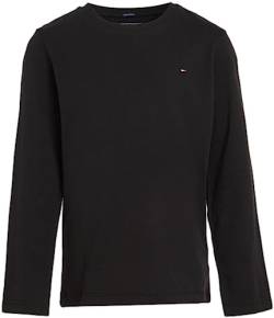 Tommy Hilfiger Jungen Langarmshirt Basic, Schwarz (Meteorite), 3 Jahre von Tommy Hilfiger