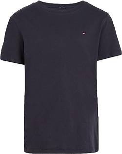 Tommy Hilfiger Jungen T-Shirt Kurzarm Rundhalsausschnitt, Blau (Sky Captain), 5 Jahre von Tommy Hilfiger