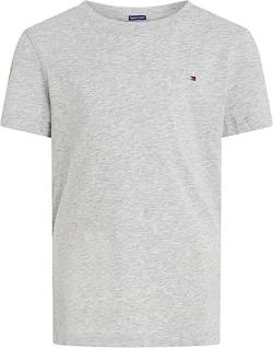 Tommy Hilfiger Jungen T-Shirt Kurzarm Rundhalsausschnitt, Grau (Grey Heather), 4 Jahre von Tommy Hilfiger