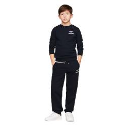 Tommy Hilfiger Jungen TH Logo Sweatpants KB0KB08838 Jogginghosen, Blau (Desert Sky), 12 Jahre von Tommy Hilfiger