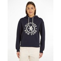 Tommy Hilfiger Kapuzensweatshirt REG CREST HOODIE mit gesticktem Logoschriftzug von Tommy Hilfiger