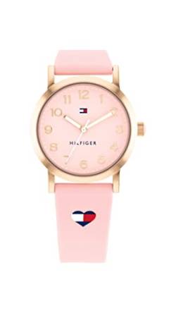 Tommy Hilfiger Kids Childrens Uhr analog Quarzwerk mit Silikon Armband 1720038 von Tommy Hilfiger