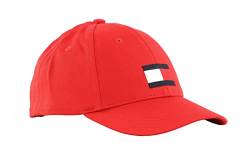 Tommy Hilfiger Kinder Unisex Cap Big Flag Basecap, Rot (Deep Crimson), XL von Tommy Hilfiger