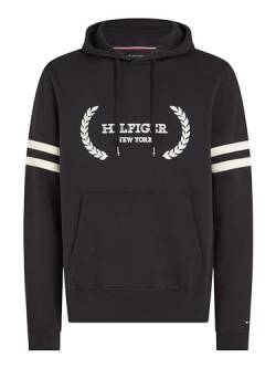 Tommy Hilfiger LAUREL MONOTYPE HOODIE, schwarz(bdsblack), Gr. L von Tommy Hilfiger