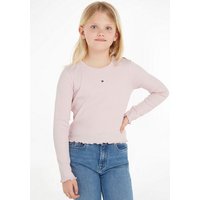 Tommy Hilfiger Langarmshirt ESSENTIAL RIB TOP L/S in leichter Rippenstruktur von Tommy Hilfiger