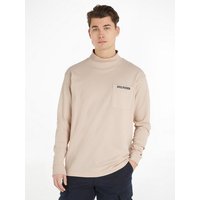 Tommy Hilfiger Langarmshirt MONOTYPE PIQUE POCKET LS TEE von Tommy Hilfiger