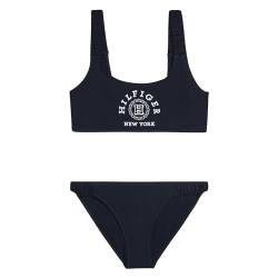 Tommy Hilfiger Mädchen Bikini Bralette Bikini-Set, Blau (Desert Sky), 10-12 Jahre von Tommy Hilfiger