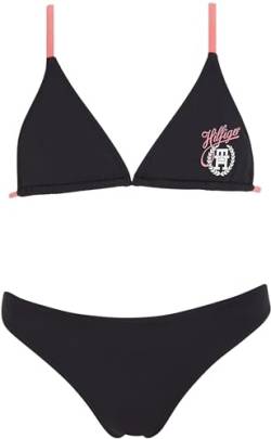 Tommy Hilfiger Mädchen Bikini Triangle Bikini-Set, Blau (Desert Sky), 14-16 Jahre von Tommy Hilfiger