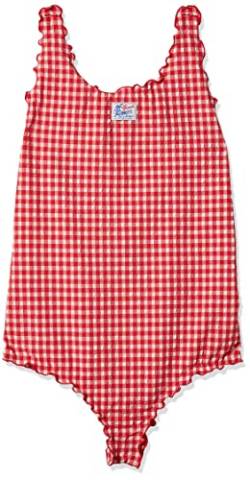 Tommy Hilfiger Mädchen ONE-Piece Badeanzug, Primary Red and White Gingham, 14 Jahre von Tommy Hilfiger