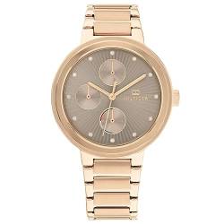 Tommy Hilfiger Multi Zifferblatt Quarz Uhr für Damen mit Rotgoldfarbenes Edelstahlarmband - 1782533 von Tommy Hilfiger