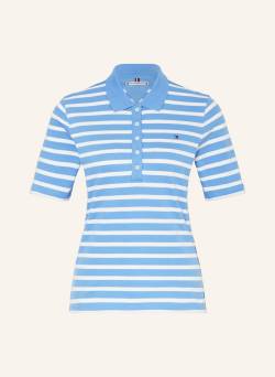 Tommy Hilfiger Piqué-Poloshirt blau von Tommy Hilfiger