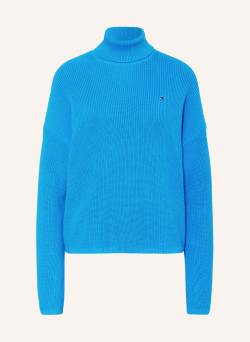 Tommy Hilfiger Rollkragenpullover blau von Tommy Hilfiger