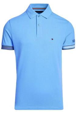 Tommy Hilfiger Slim Fit Poloshirt Kurzarm blau von Tommy Hilfiger