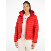 Tommy Hilfiger Steppjacke LW PADDED GLOBAL STRIPE JACKET mit Brand-Elastiktape an der Kapuze von Tommy Hilfiger