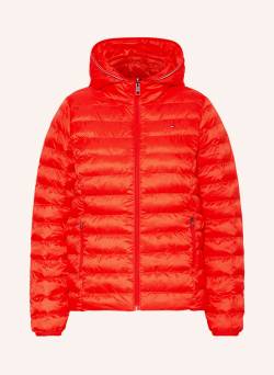 Tommy Hilfiger Steppjacke Mit Abnehmbarer Kapuze rot von Tommy Hilfiger