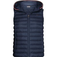 Tommy Hilfiger Steppweste HERITAGE LW VEST mit Streifen in den typischen Tommy Hilfiger Farben an der Kapuze von Tommy Hilfiger