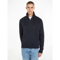 Tommy Hilfiger Sweatshirt GLOBAL STRIPE 1/4 ZIP mit Reißverschluss von Tommy Hilfiger