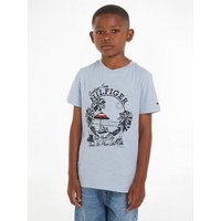 Tommy Hilfiger T-Shirt GREETINGS FROM TEE S/S Kinder bis 16 Jahre, großer Frontprint von Tommy Hilfiger