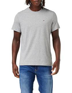 Tommy Hilfiger T-Shirt Herren Kurzarm TJM Original Slim Fit, Grau (Light Grey Heather), L von Tommy Hilfiger