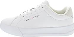 Tommy Hilfiger TH Court Leather Sneaker Weiß (45) von Tommy Hilfiger